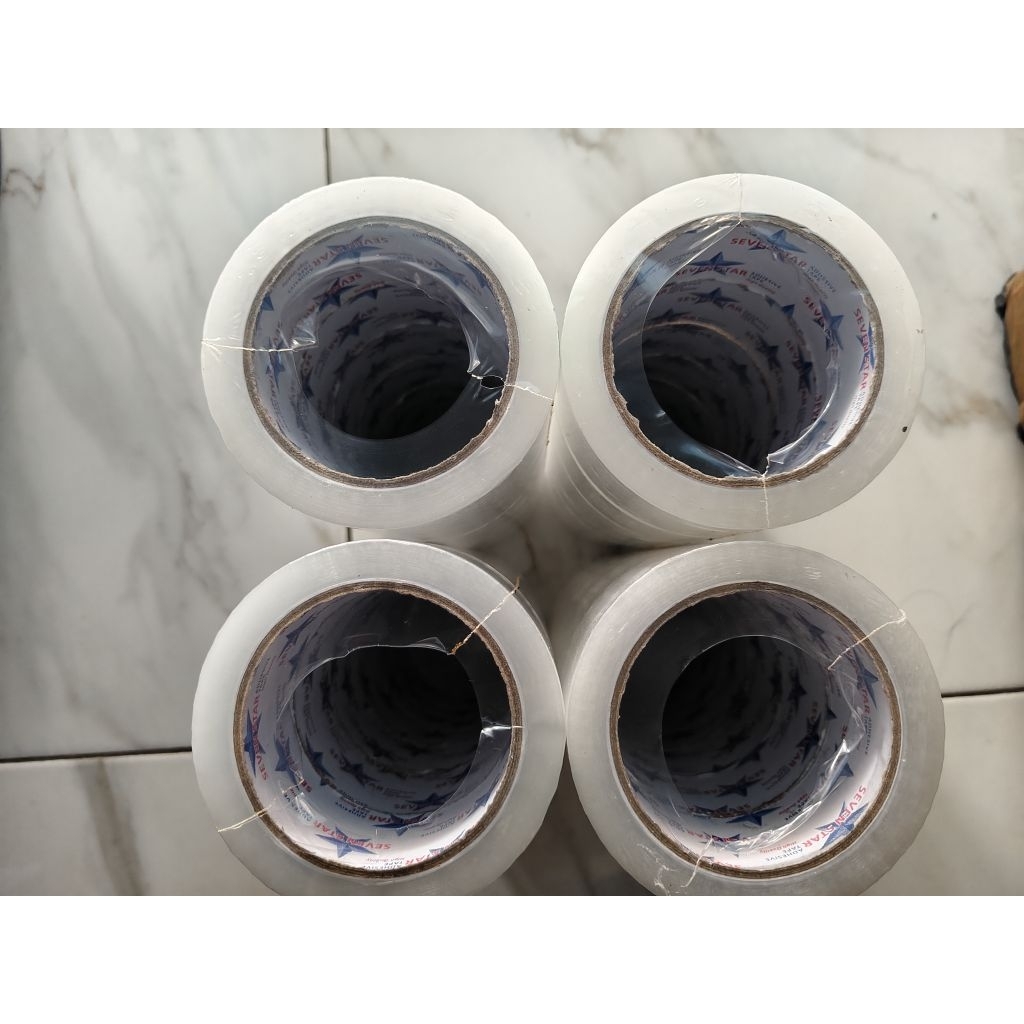 

Lakban Bening/Coklat 45mm x 70 Yard 1Slop (6Pcs)