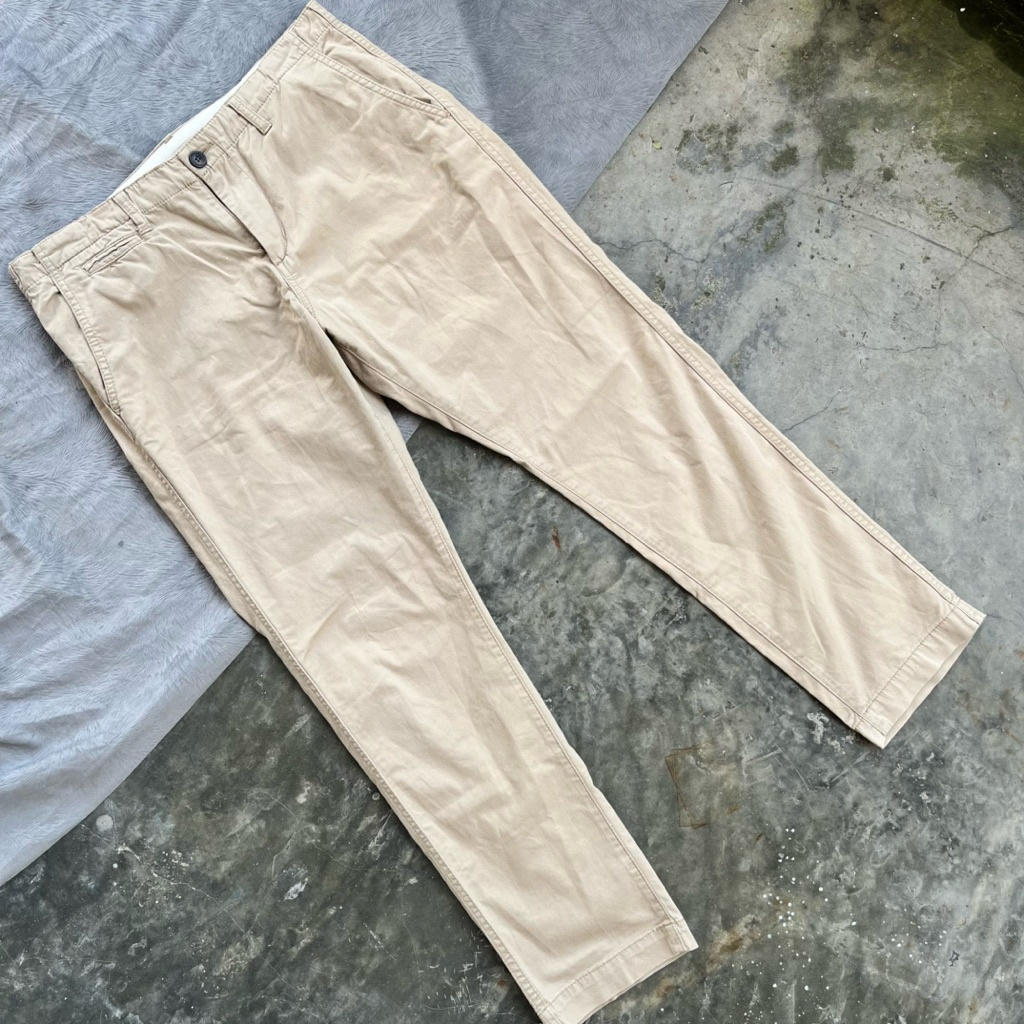 Celana Chino global work cream second original