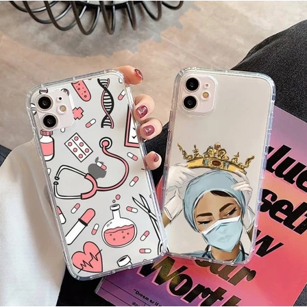 Casing Ponsel TPU Bening Motif Alat Medis For Softcase TPU Bening For SAMSUNG A23/SAMSUNG A325G/M325