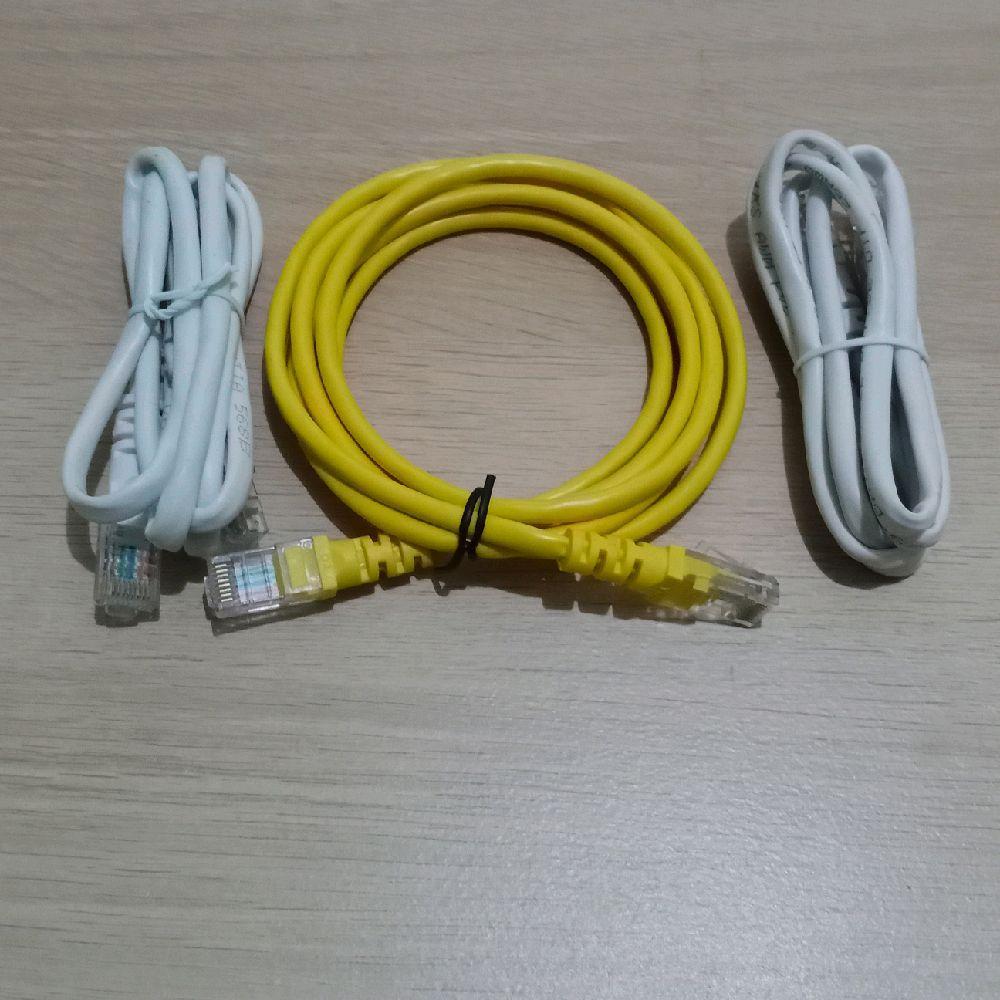 Kabel Lan Ethernet 1 Meter RJ45 Original Pabrik