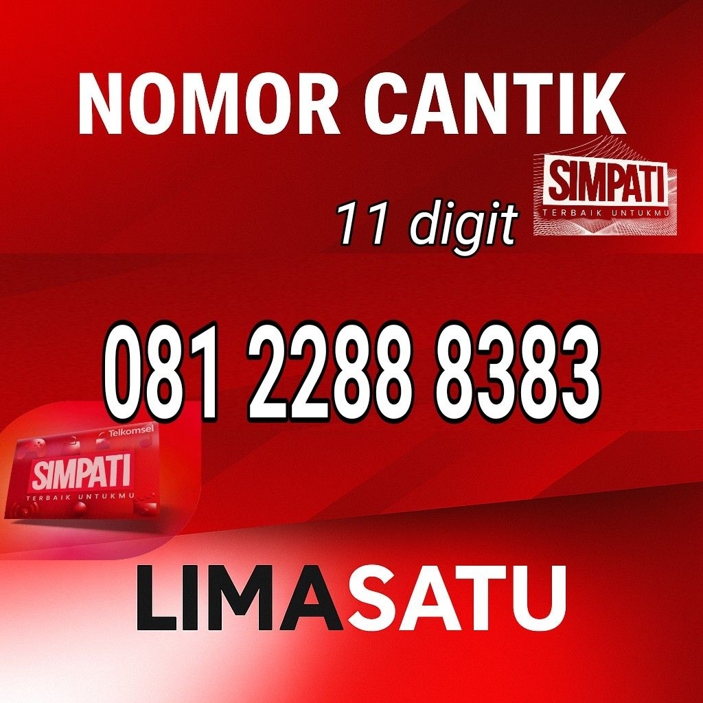 Nomor Cantik Telkomsel simPATI 11 digit Nomor cantik Telkomsel Jadul
