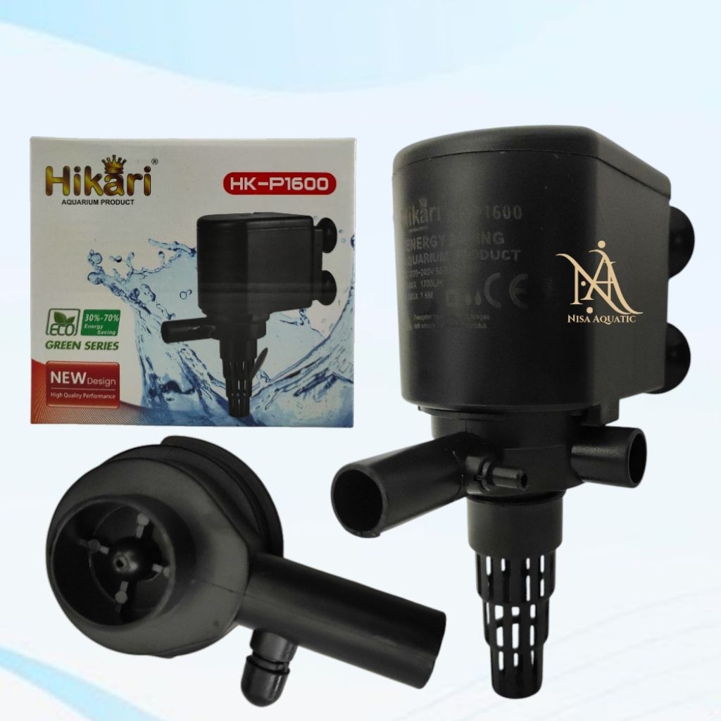 Pompa Hikari HK-P1600 Pompa Celup Aquarium Kolam Aquascape Hidroponik Submersible Pump PH 1600
