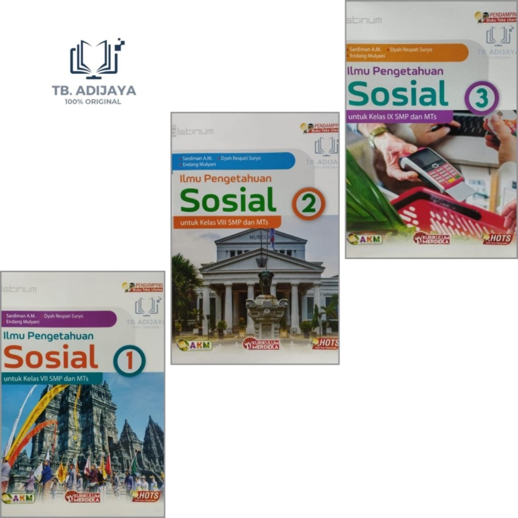 IPS SMP Kelas 7 8 9 VII VIII IX Kurikulum Merdeka Revisi Platinum Tiga Serangkai