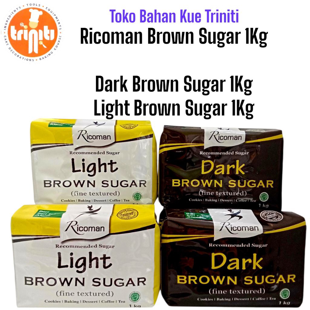 

Ricoman Brown Sugar 1Kg [ Light & Dark ]