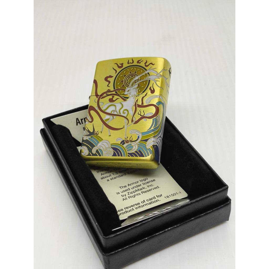 Zippo Armor Mystic Deer Gold Original