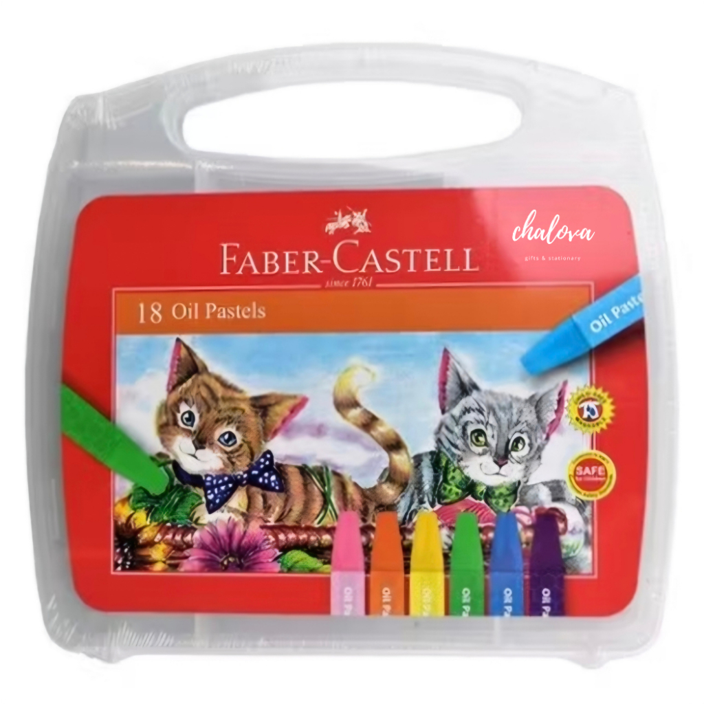 

[PCS] KRAYON FABER CASTELL OIL PASTEL 18 WARNA / CRAYON FABER-CASTELL 18 WARNA