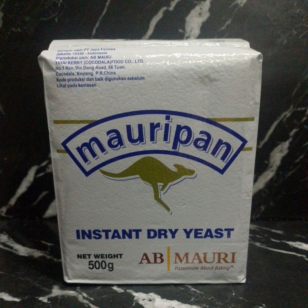 MAURIPAN IMPORT KANGGURU ragi/ pengembang roti impor 500gr