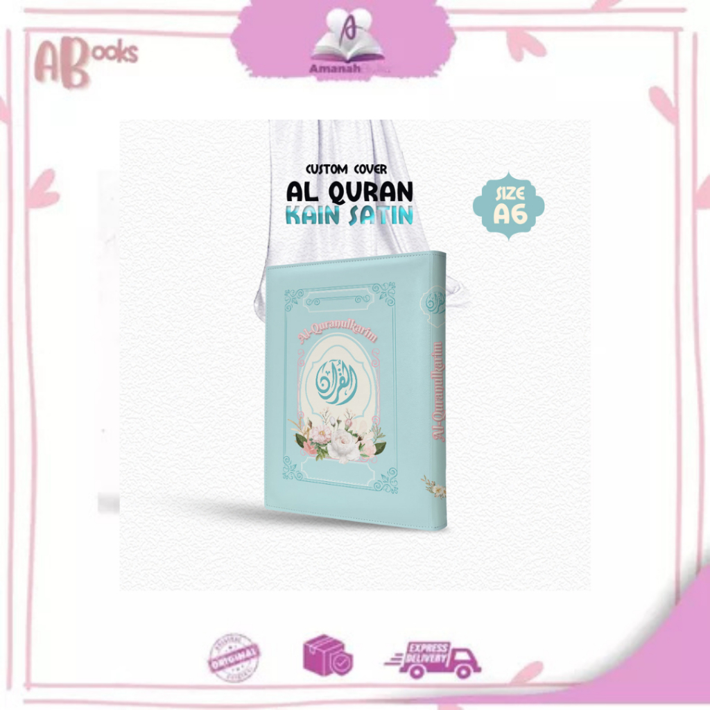 

AB-Cover Al-Quran Kosongan, Sampul Quran (cover saja tanpa al-quran) Ukuran A6 Bahan Satin (Motif Bervariasi, Lebih Ekslusif)