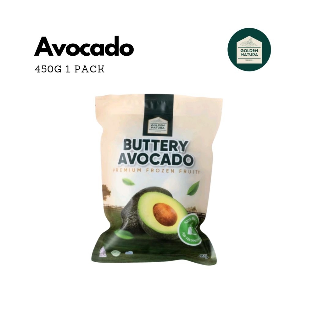 

Golden Natura Buttery Avocado 450g/ Premium Frozen Fruits