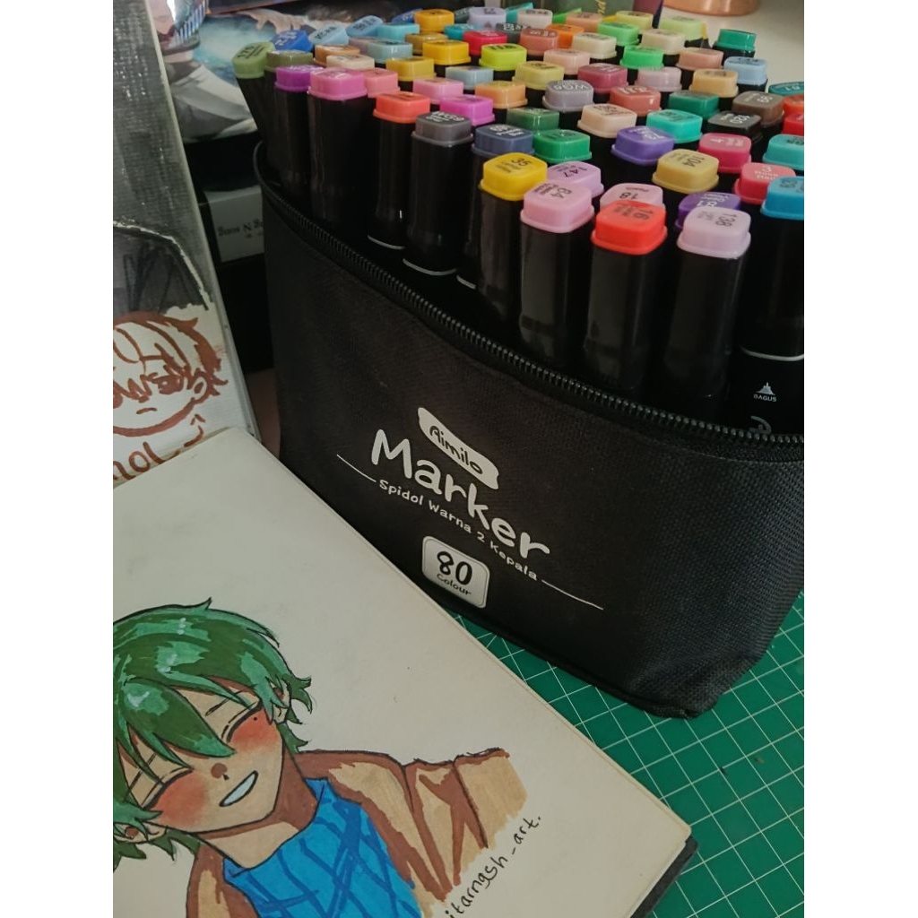 

Aimilo Marker spidol warna 80 color