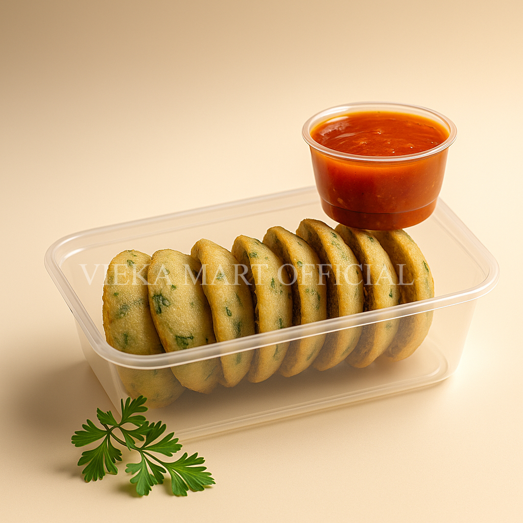 

Bakwan rebon Frozen setengah matang isi 10 free sambal