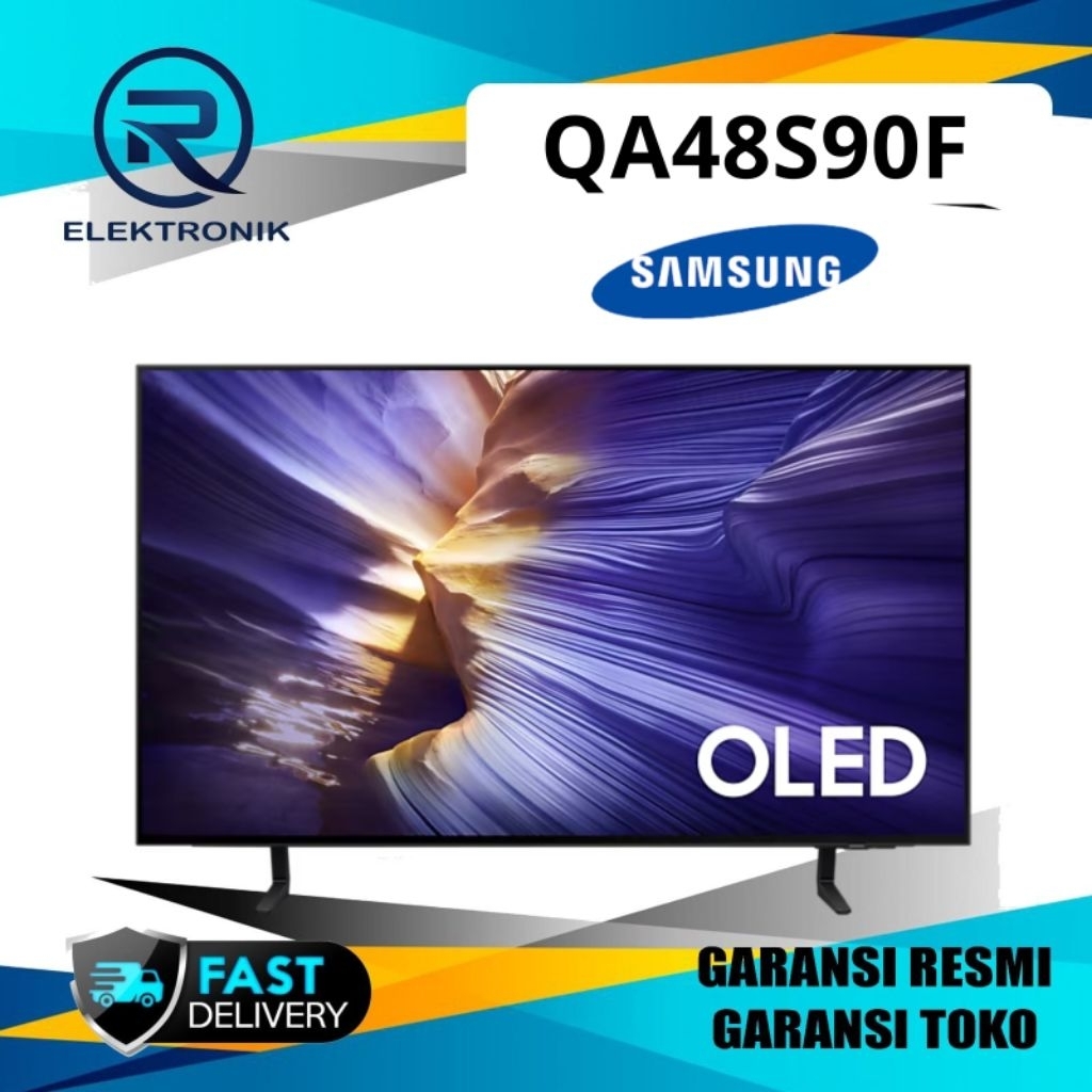 SAMSUNG QA48S90FAKXXD SMART TV 48 INCH OLED TV 4K UHD 144Hz QA48S90F