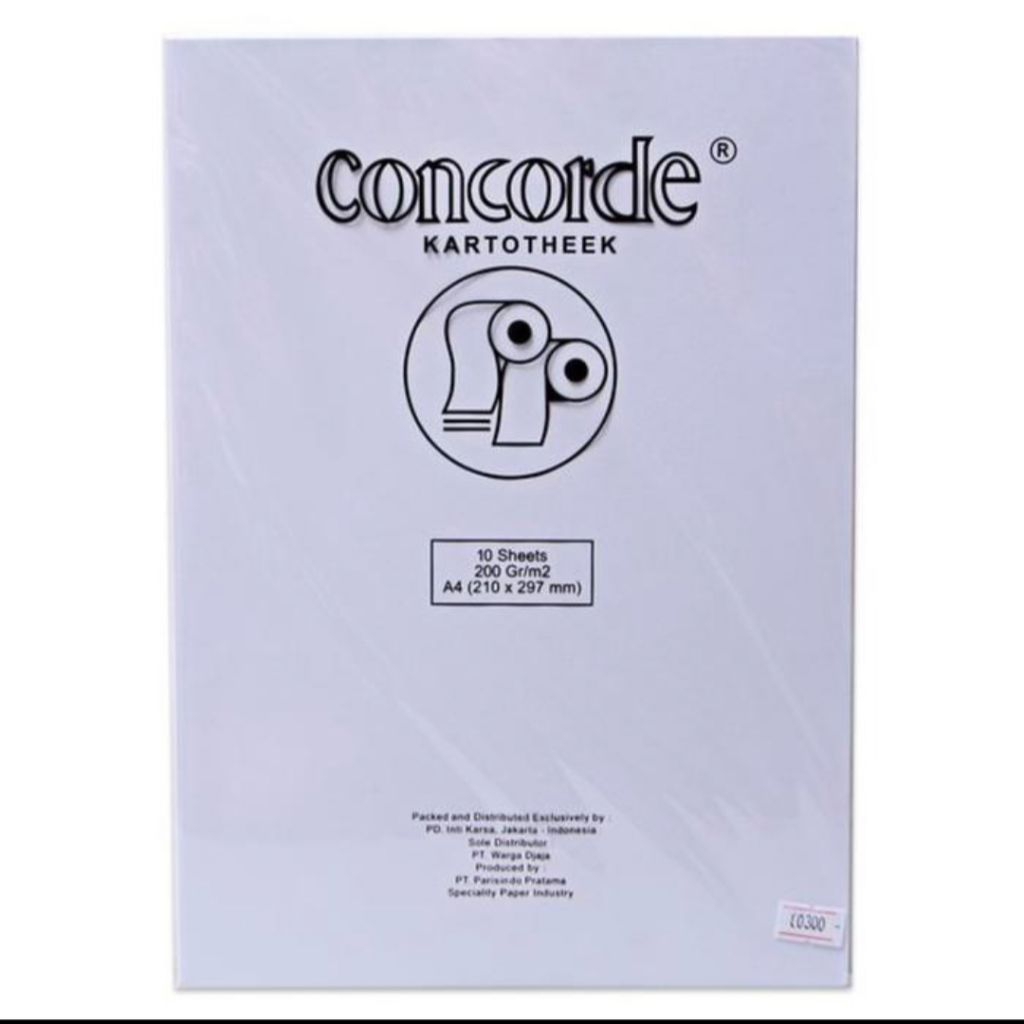 

Concorde Putih Kertas A4 90 / 160 / 200 / 220 gram