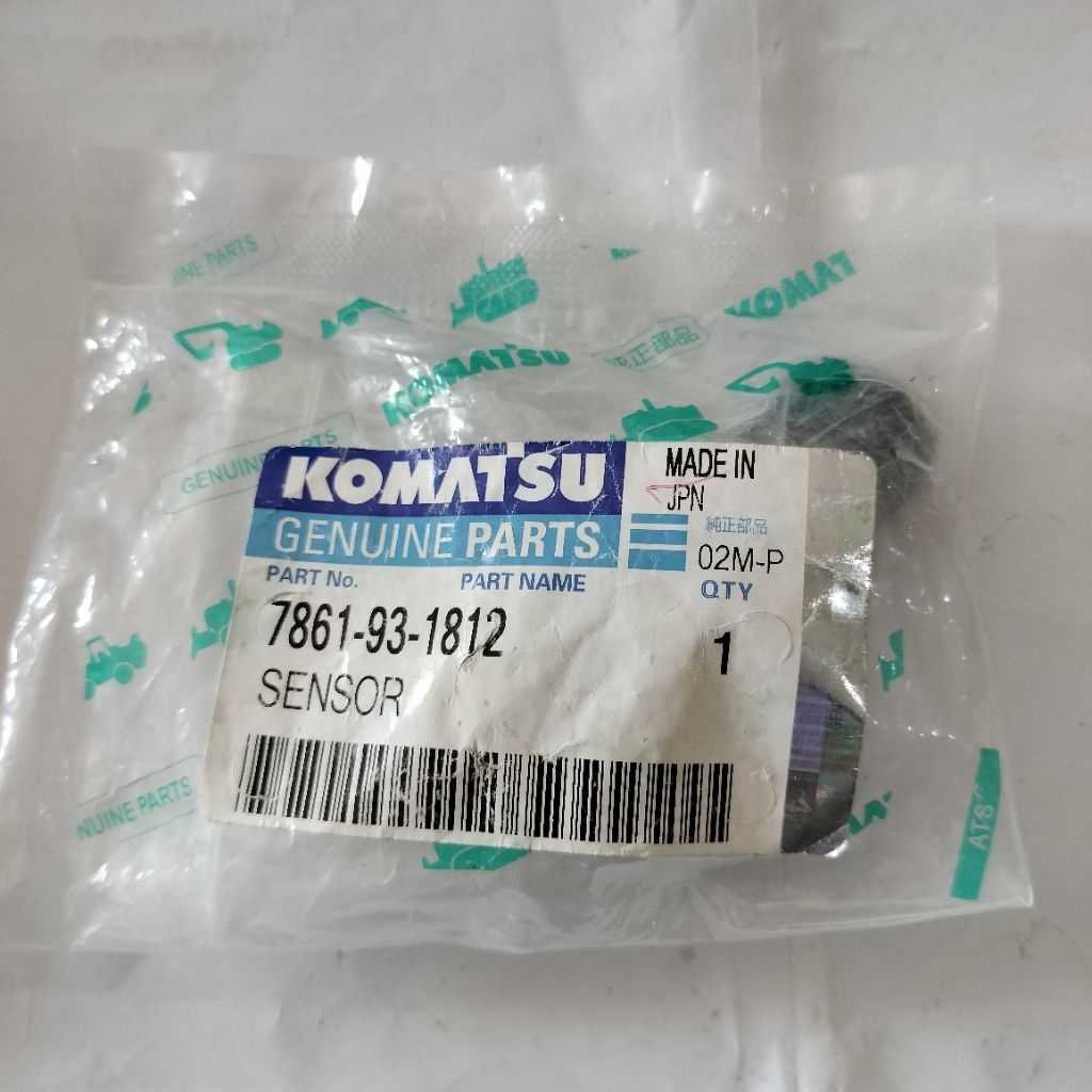 7861-93-1812 SENSOR GENUINE PARTS KOMATSU