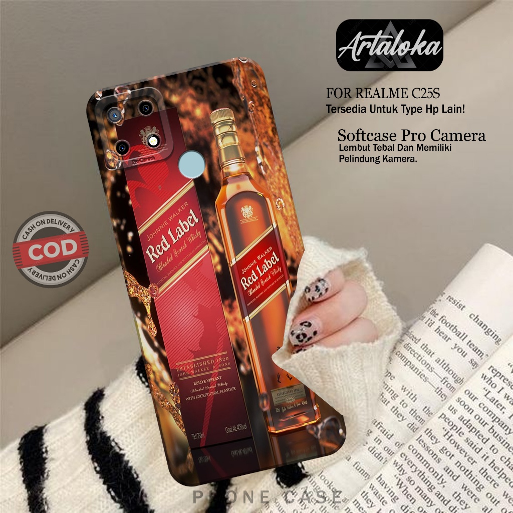 Silikon HP REALME C25S Fashion Case Minuman Softcase REALME C25S Case REALME C25S Kesing REALME C25S