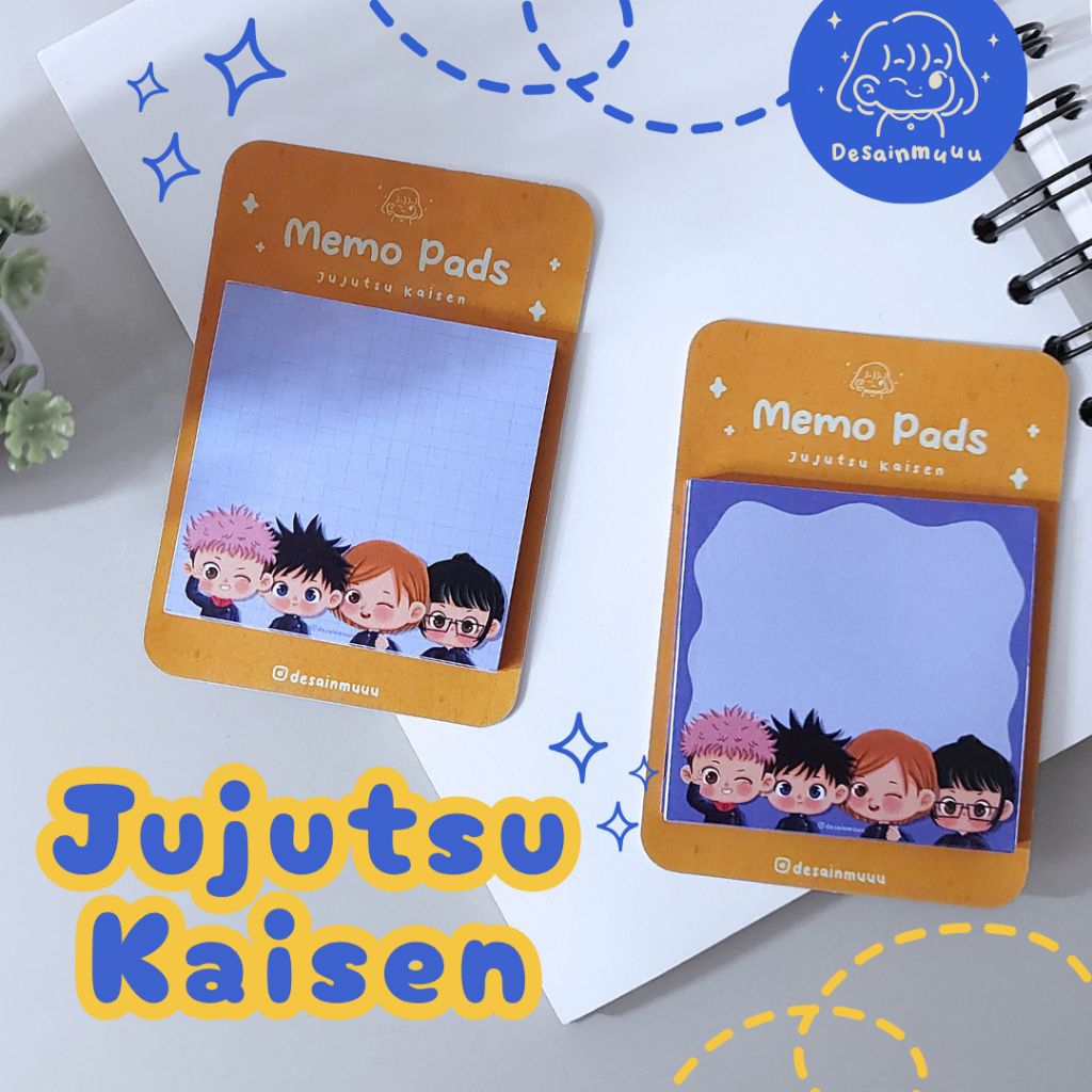 

Memo Pad Jujutsu Kaisen by Desainmuuu