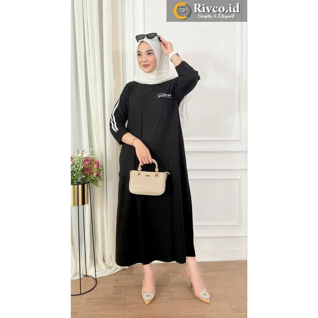 MIDI LIST POJEE//GAMIS KAOS COMBED/PAKAIAN WANITA VIRAL/PAKAIN WANITA MUSLIMAH/PAKAIN WANITA POLOS/M