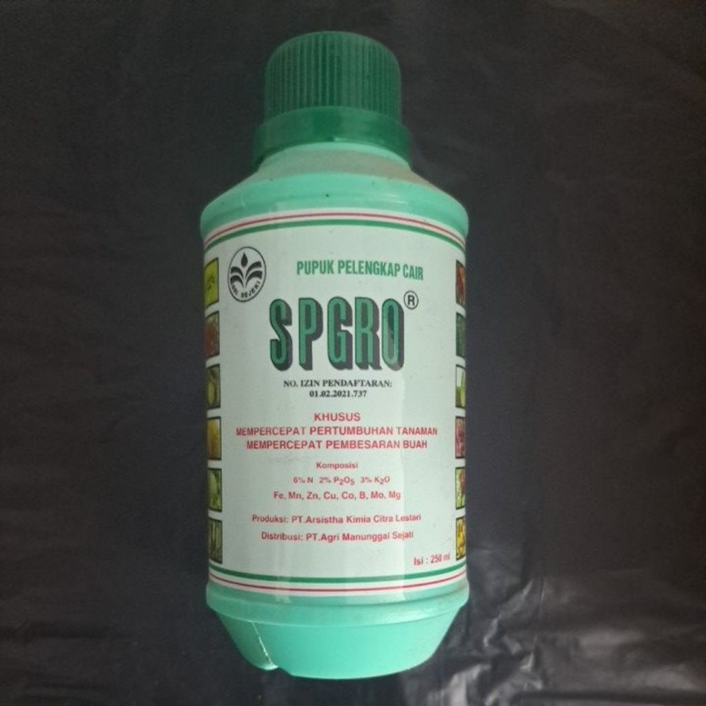 PUPUK PELENGKAP CAIR SPGRO 250ml