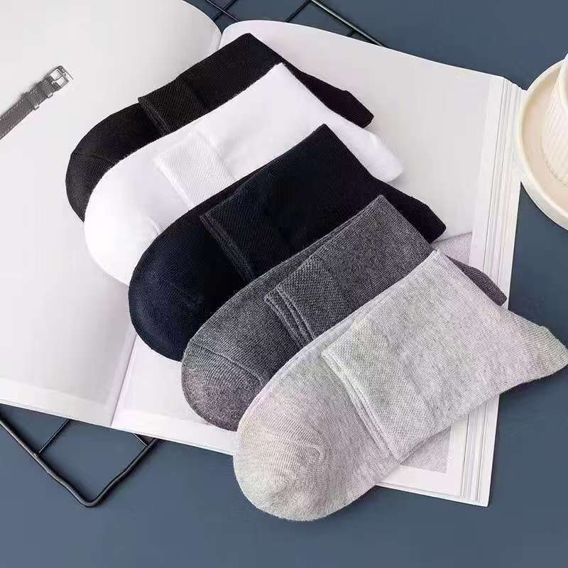 Kaos Kaki Bundle  5/10 Pasang Panjang Diatas Mata Kaki Kaus kaki Olahraga Pria Wanita Dewasa Bahan K