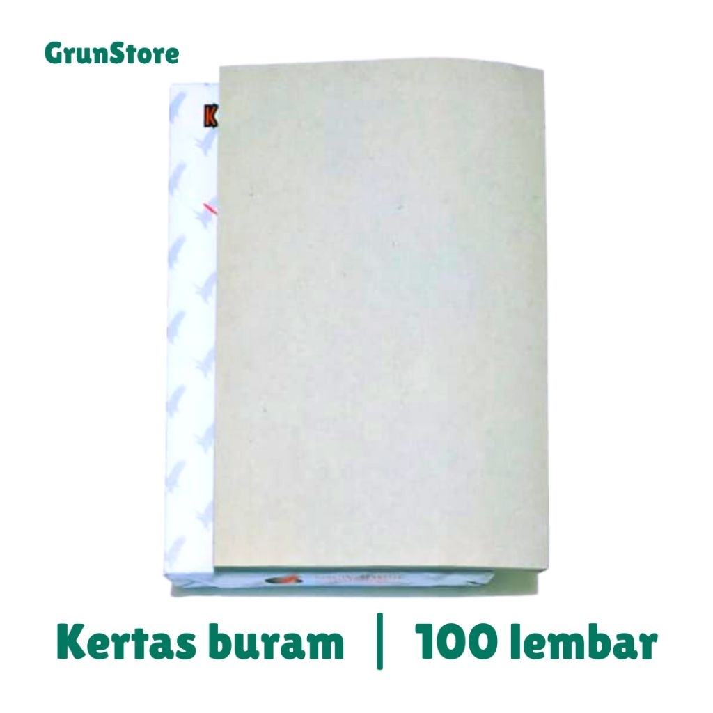 

Kertas buram F4 / kertas koran 100 lembar