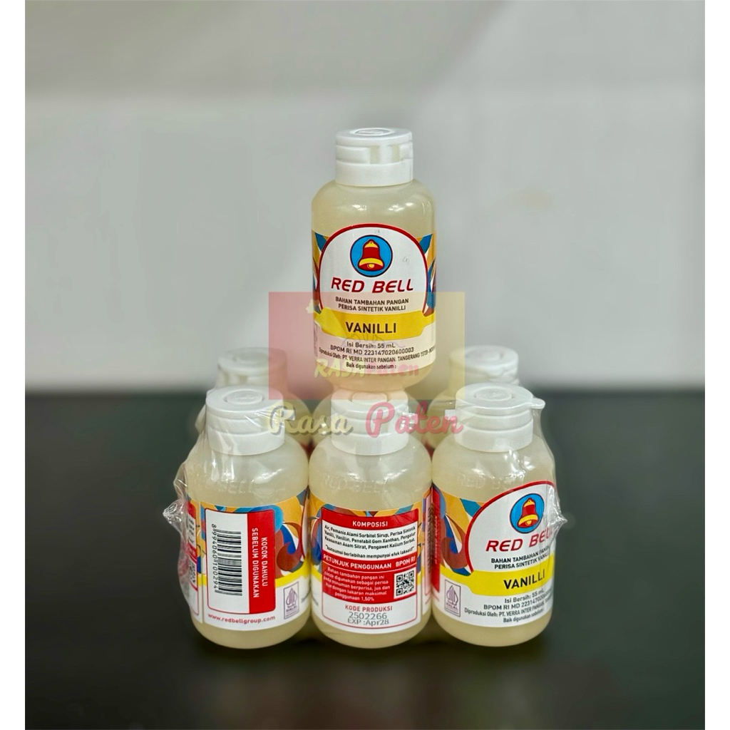 

RED BELL PASTA 55 ml VANILLA (VANILLI) Halal BPOM RI COD Satuan / Lusinan