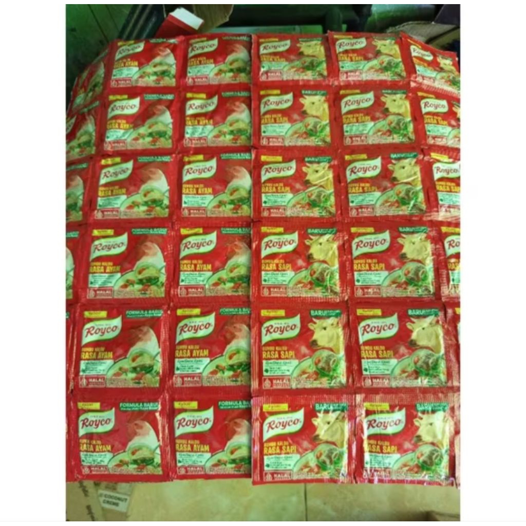 

Royco renteng (Sapi/Ayam) isi 12 pcs