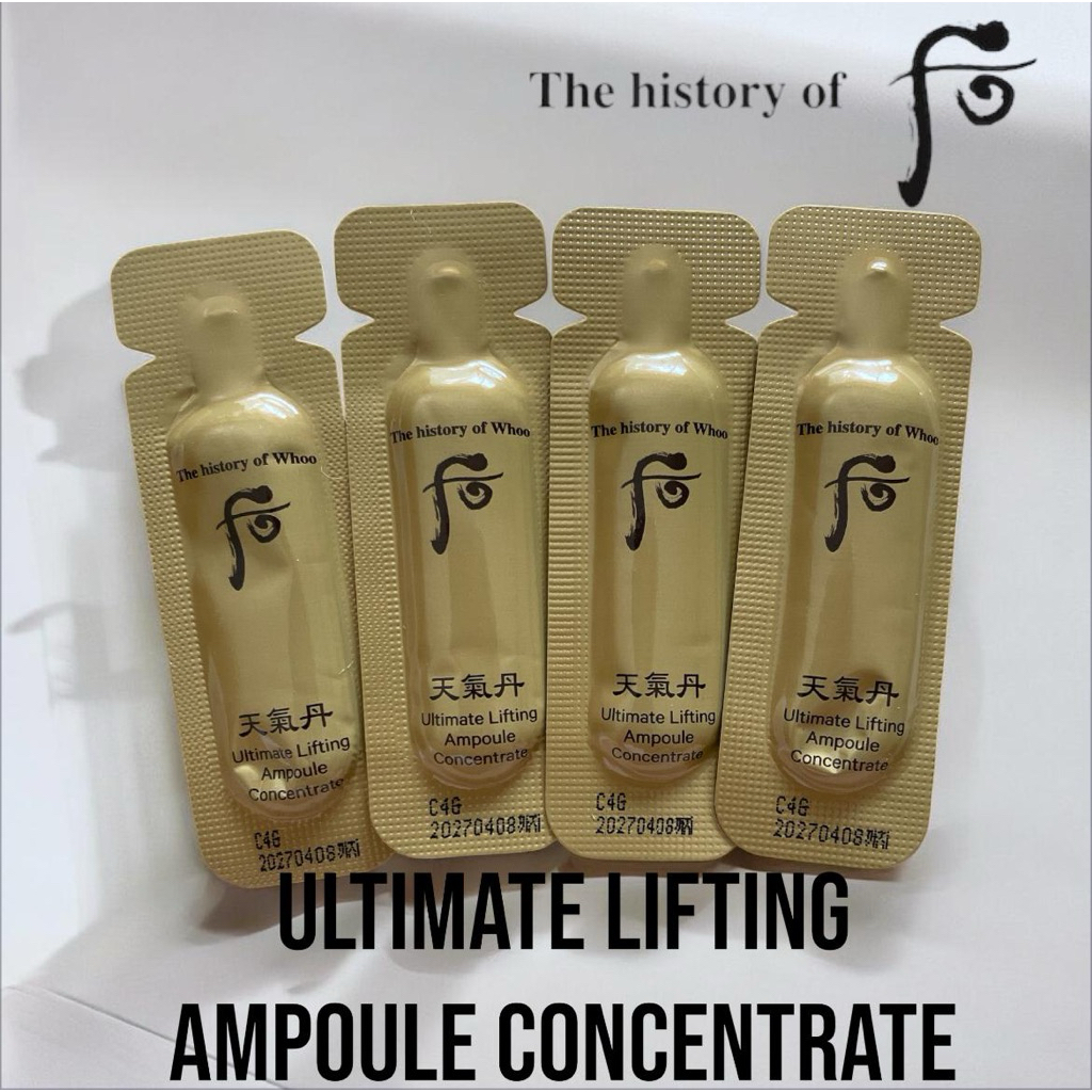 THE HISTORY OF WHOO CHEONGIDAN AMPOULE CONCENTRATE