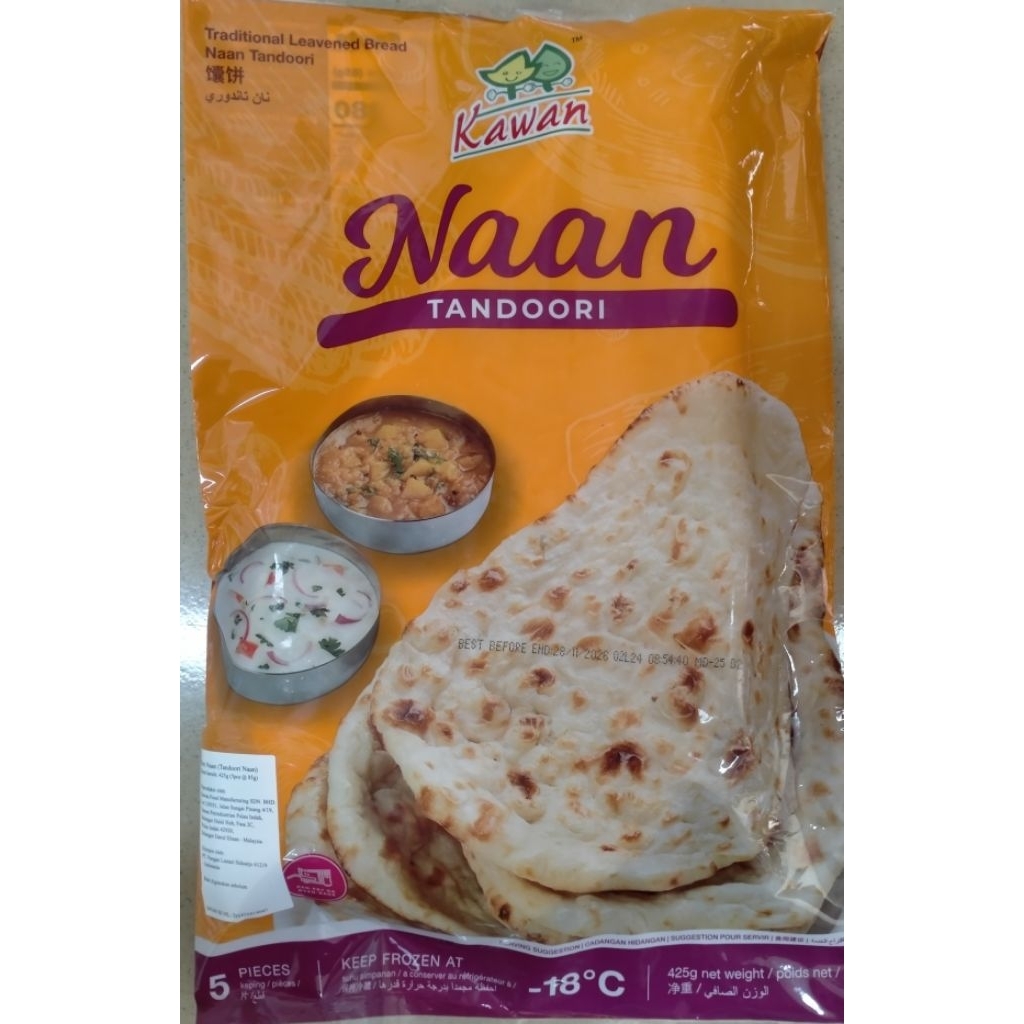 

Kawan Naan Tandoori @400gr isi 5pcs