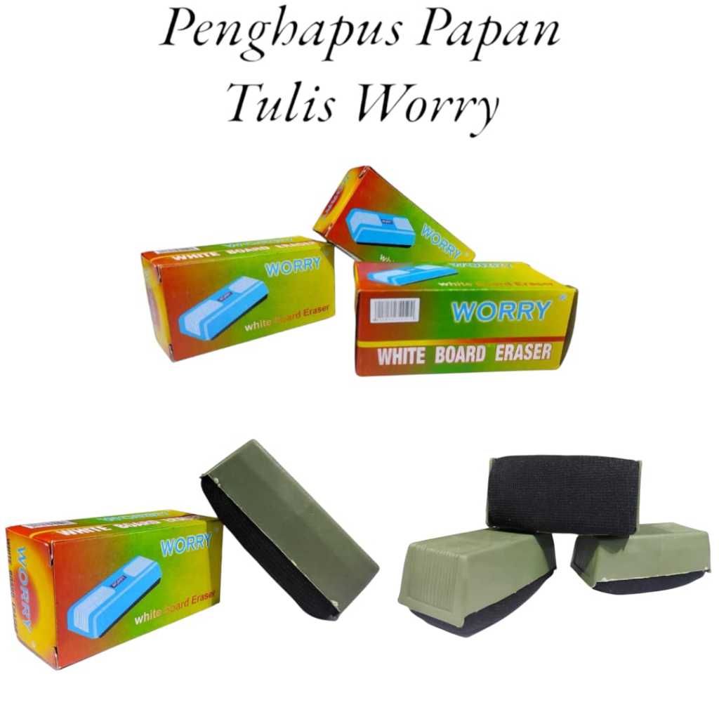 

Penghapus Papen Tulis Worry White Board Eraser