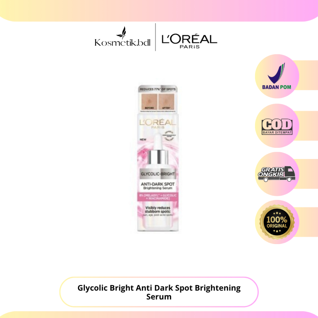 Loreal Paris Glycolic Bright Anti Dark Spot Brightening Serum