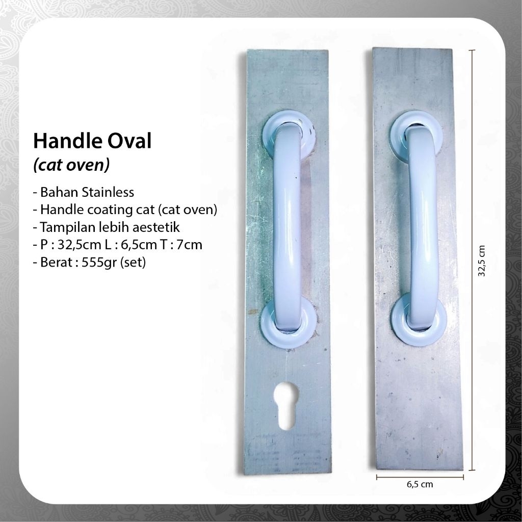 Handle Oval Folding Gate (gagang)