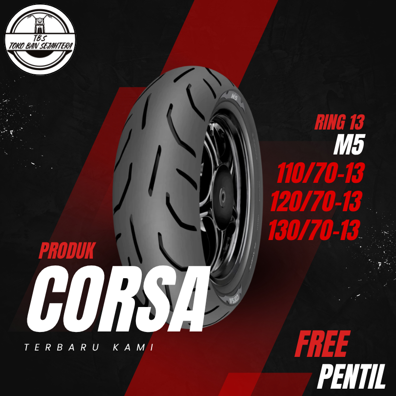 BAN MOTOR NMAX TUBELESS CORSA M5 NMAX PCX ADV