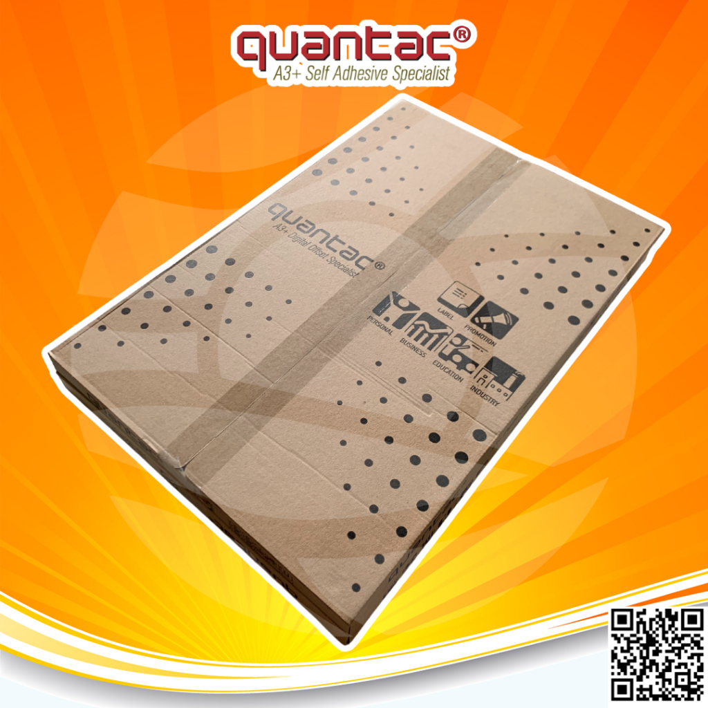 

Quantac Sticker Vinyl Hologram A3+ Stiker Silver Rainbow Digital Print Laser Toner Pack - INSTANT/SAMEDAY