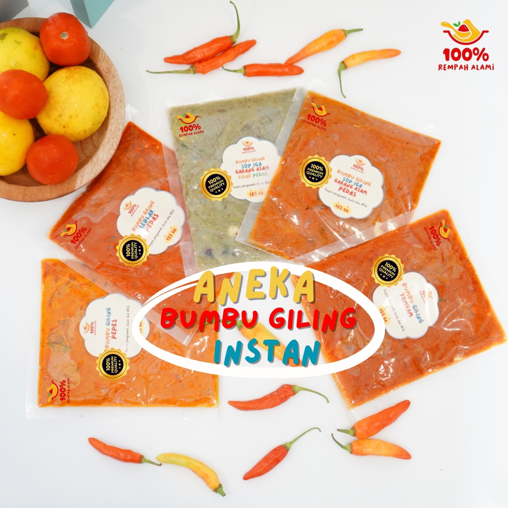 

Ygshop17 100Persen - Bumbu Seblak Basah Pedas Asli Bandung 125Gr
