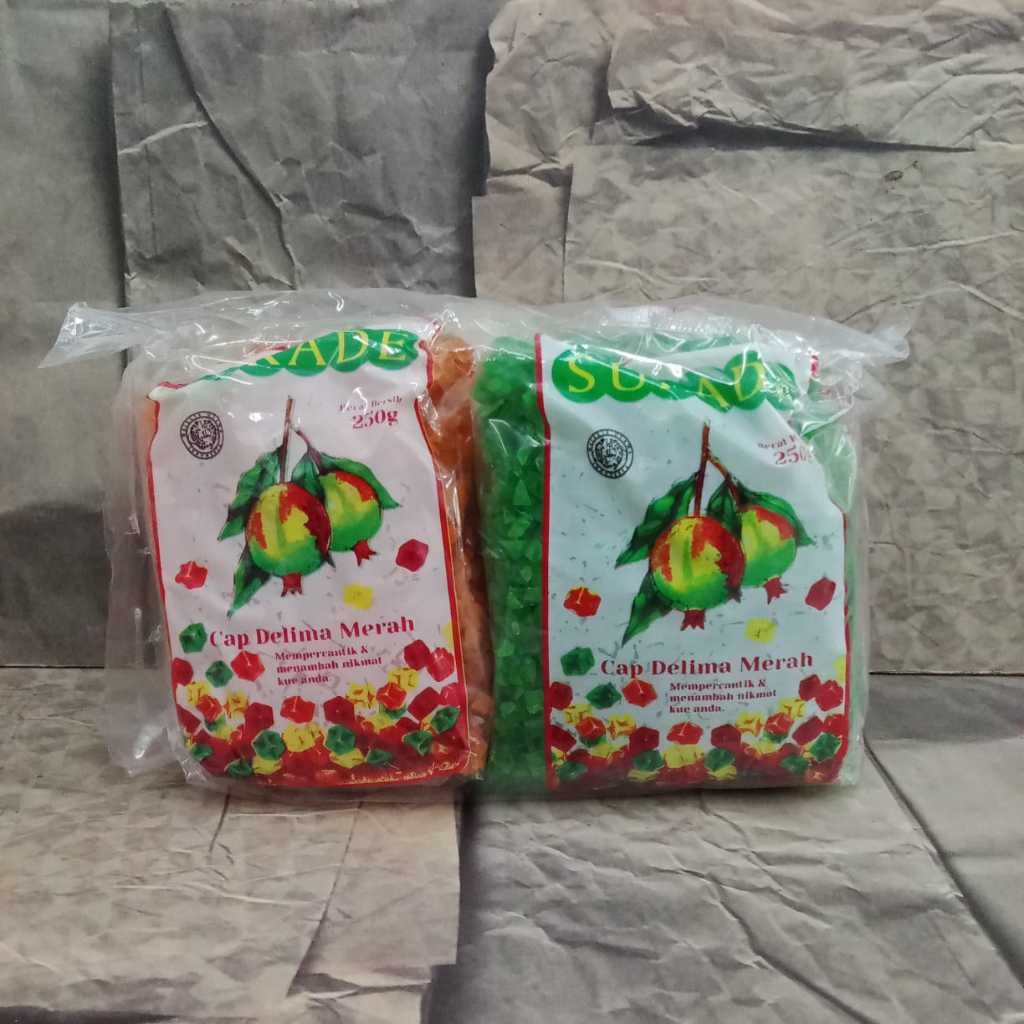 

SUKADE DELIMA 1KG ( 1PACK 4 WARNA )