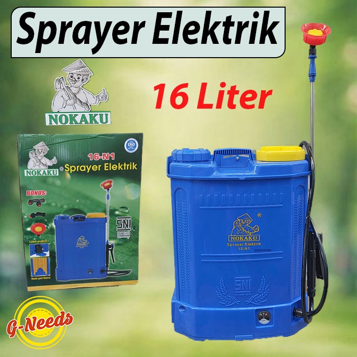 Sprayer Elektrik NOKAKU 16 LITER 16-N1 Alat Semprot Hama/Desinfektan