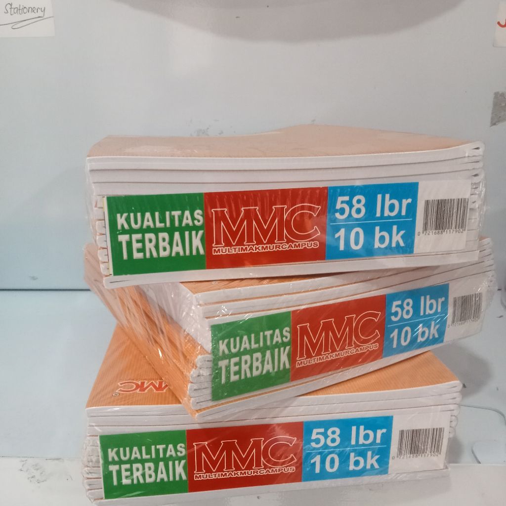 

1 Pak 10 Buku Tulis ukuran 58