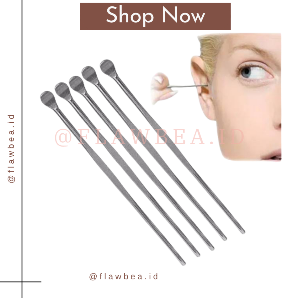 FLAWBEA.ID - Korek Kuping Besi Stainless Kecil New Star Alat Pembersih Telinga Chroom Besi Termurah 