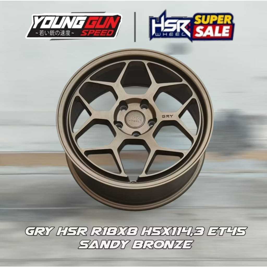 pelek toyota innova ring 18 hsr gry hole 5 cocok untuk xpander terios rush innova rebon crv brv