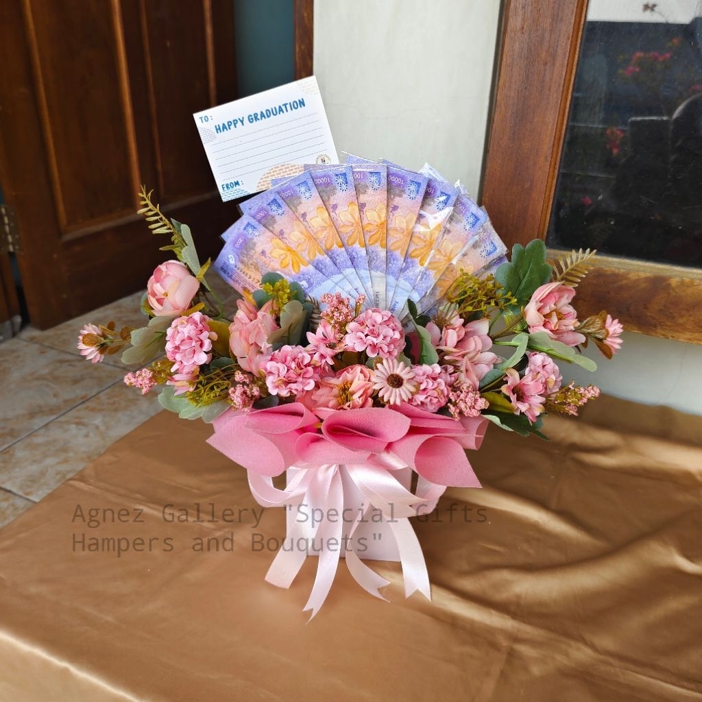 

Bloom Box / Bloom Box Buket Uang / Hadiah Wisuda