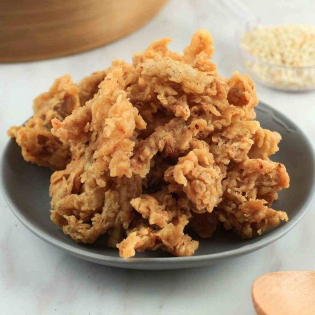 

chiken usus Krispy 1renceng isi 11bungkus+saus11pcs