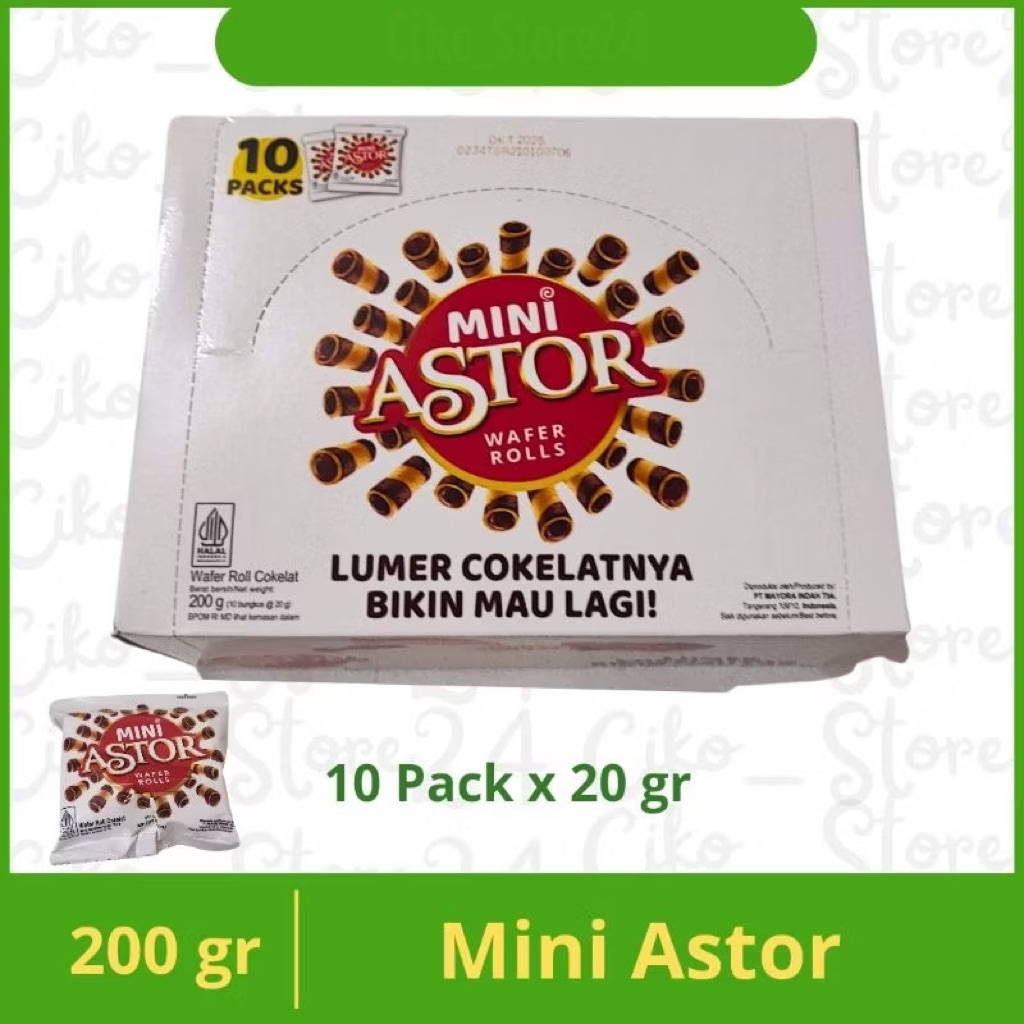

Mini Astor Wafer Rolls 1 box isi 10 bgks