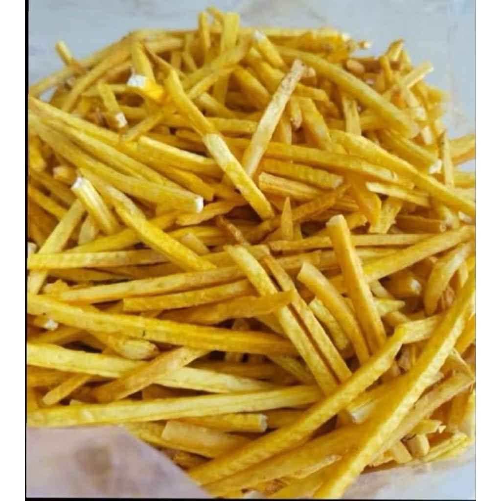 

Keripik Stik Talas Asin Kemasan 250,500gram