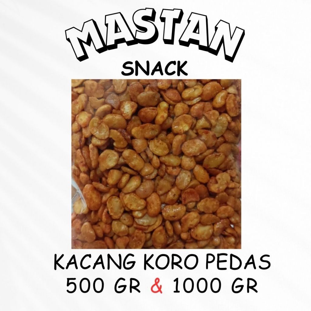 

[500gr & 1kg] Kacang Koro Pedas Kupasan