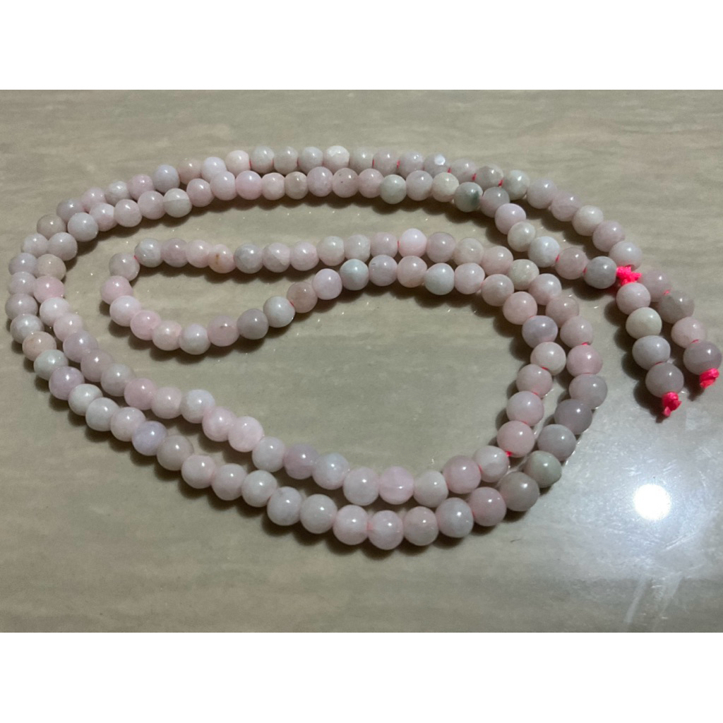 kalung giok pink ungu asli burma grade A import china