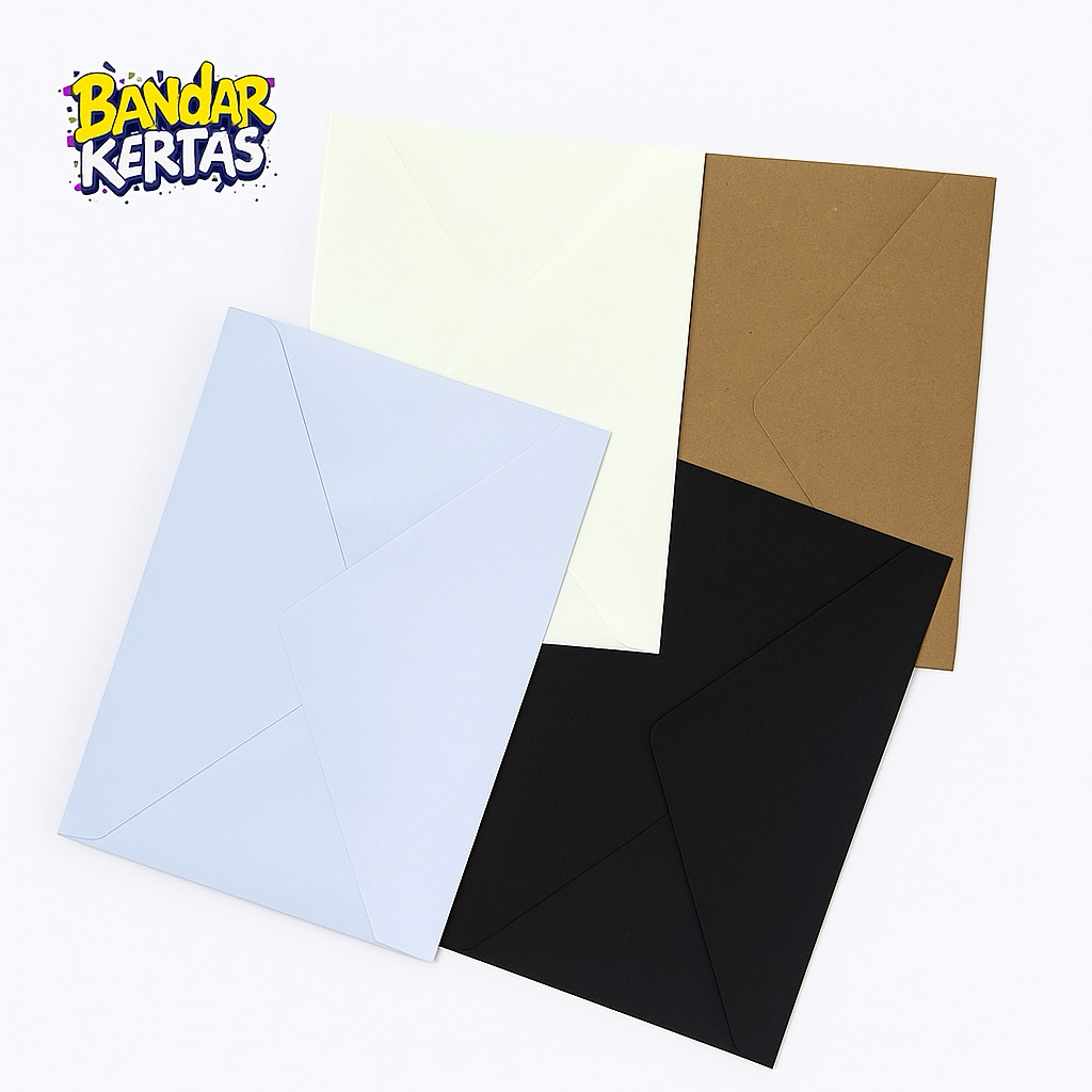 

Amplop undangan A5/Amplop vintage ukuran 22 x 11 cm/Amplop Kondangan