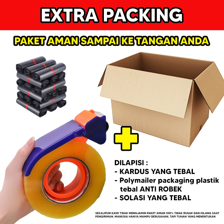 

EXTRA SAFETY PACKING UNTUK SETIAP PAKET YANG AKAN DIKIRIMKAN KE PEMBELI