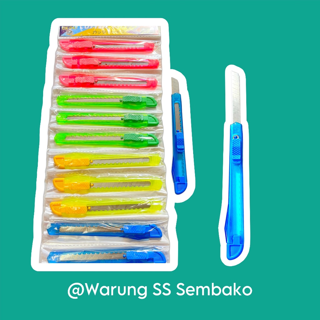 

Pisau Cutter ukuran sedang 1 pcs