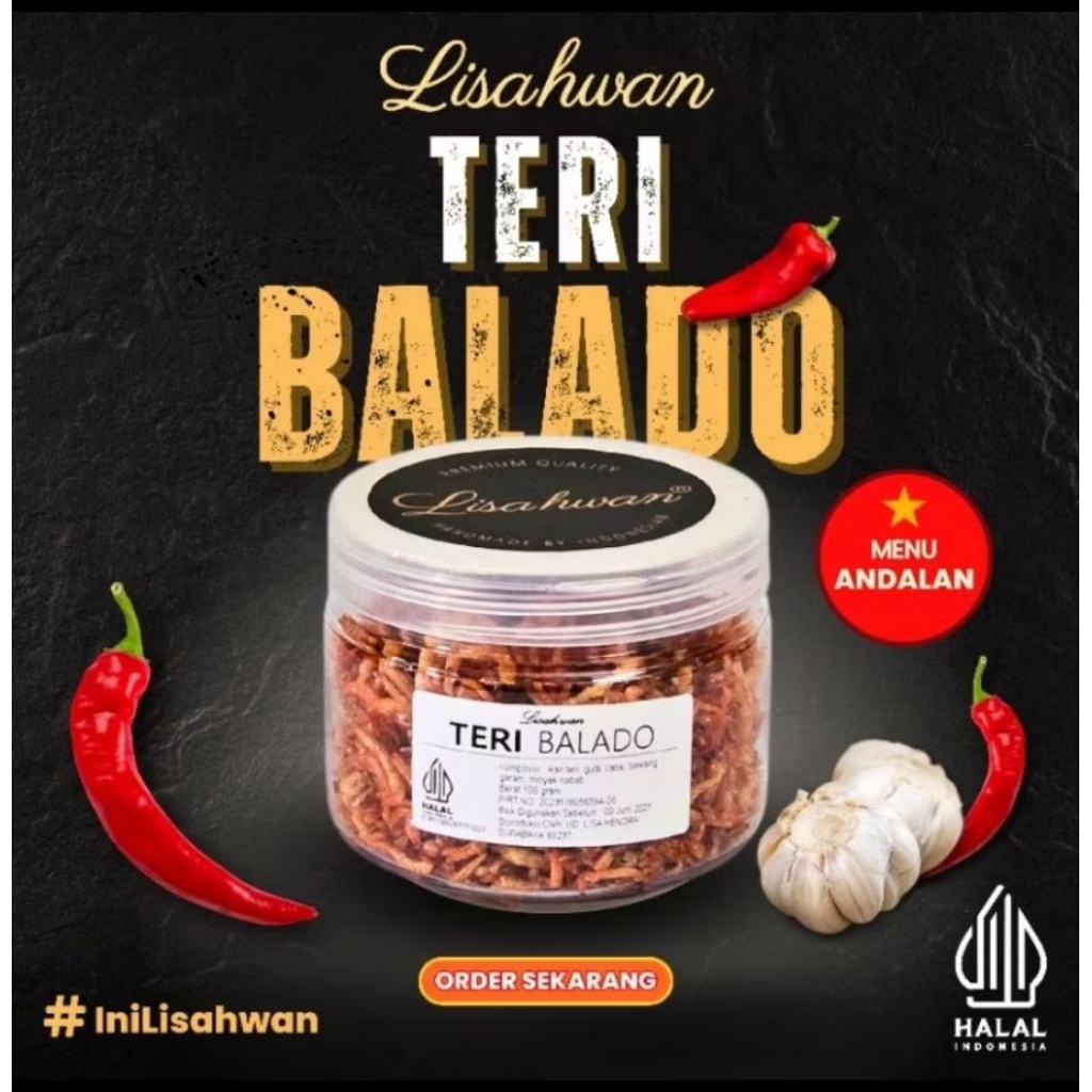 

teri balado oleh oleh khas surabaya