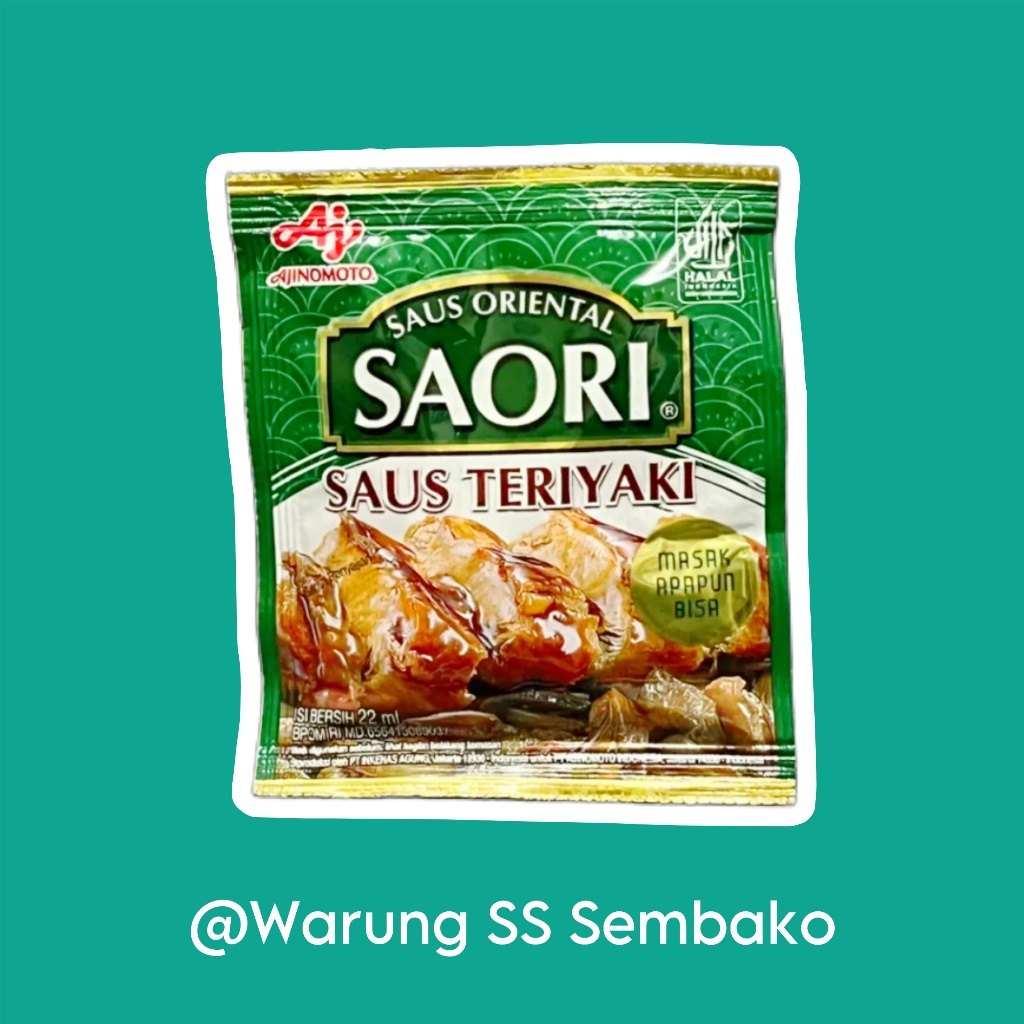 

Saori Ajinomoto Saus Teriyaki 1 sachet